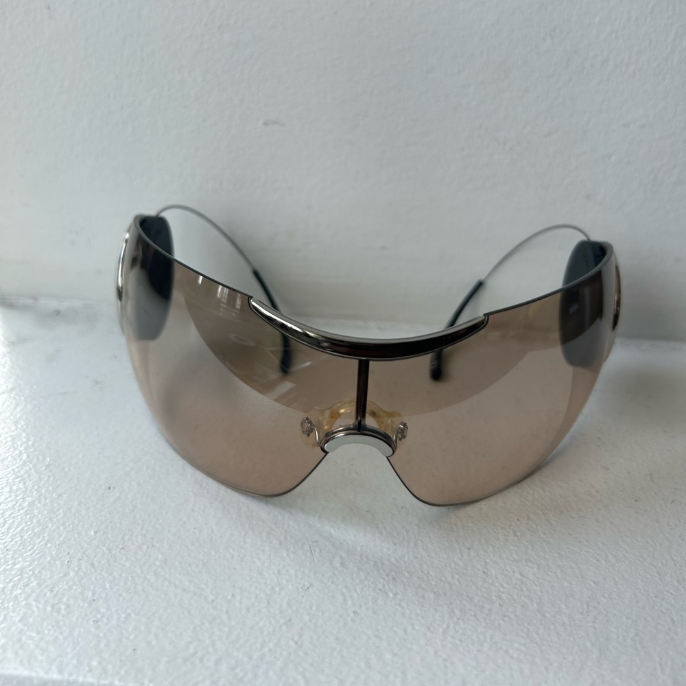 Vintage DIOR by John Galliano Sunglasses SPORT 3 black gold sonnenbrille 2000s - Picture 4 of 9